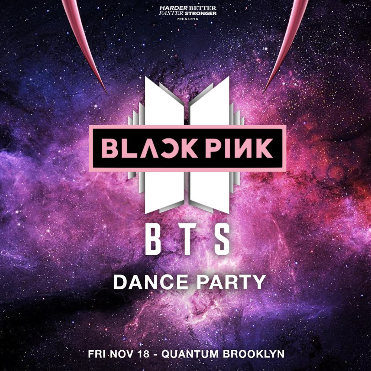 black pink bts dance party